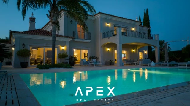 6 bedroom villa for sale in Goldra (The Beverly Hills of the Algarve), modern and luxurious with Panoramic sea view
