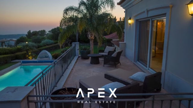 6 bedroom villa for sale in Goldra (The Beverly Hills of the Algarve), modern and luxurious with Panoramic sea view