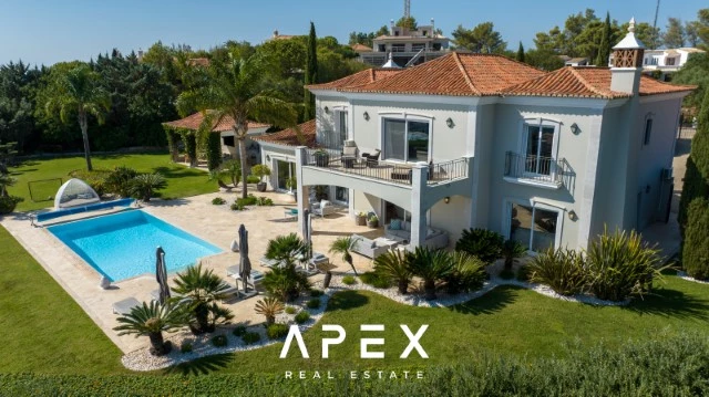 6 bedroom villa for sale in Goldra (The Beverly Hills of the Algarve), modern and luxurious with Panoramic sea view