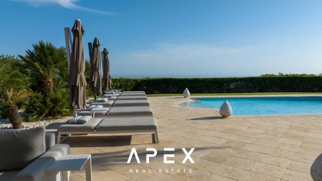 6 bedroom villa for sale in Goldra (The Beverly Hills of the Algarve), modern and luxurious with Panoramic sea view