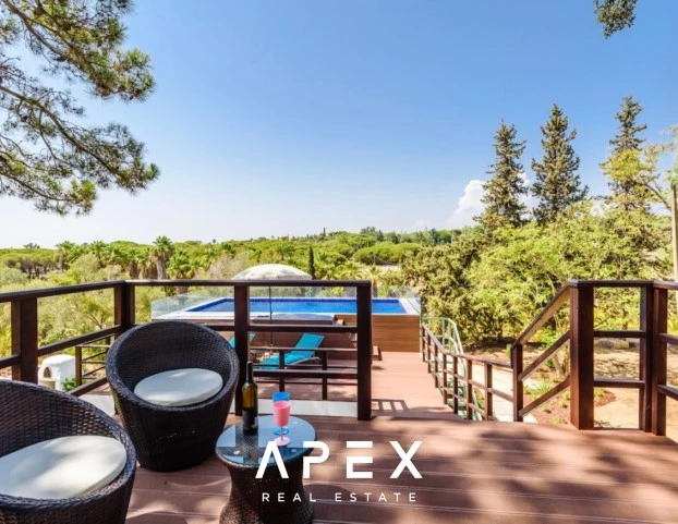 There bedroom villa in landscape garden with pool