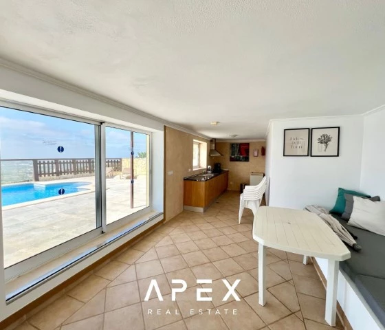 Five bedrooms villa in Estoi with stunning views of sea and countryside