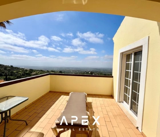 Five bedrooms villa in Estoi with stunning views of sea and countryside