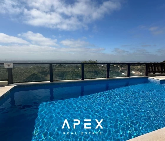 Five bedrooms villa in Estoi with stunning views of sea and countryside